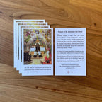 St. Gertrude Holy Card: Catholic Prayers for Poor Souls in Purgatory