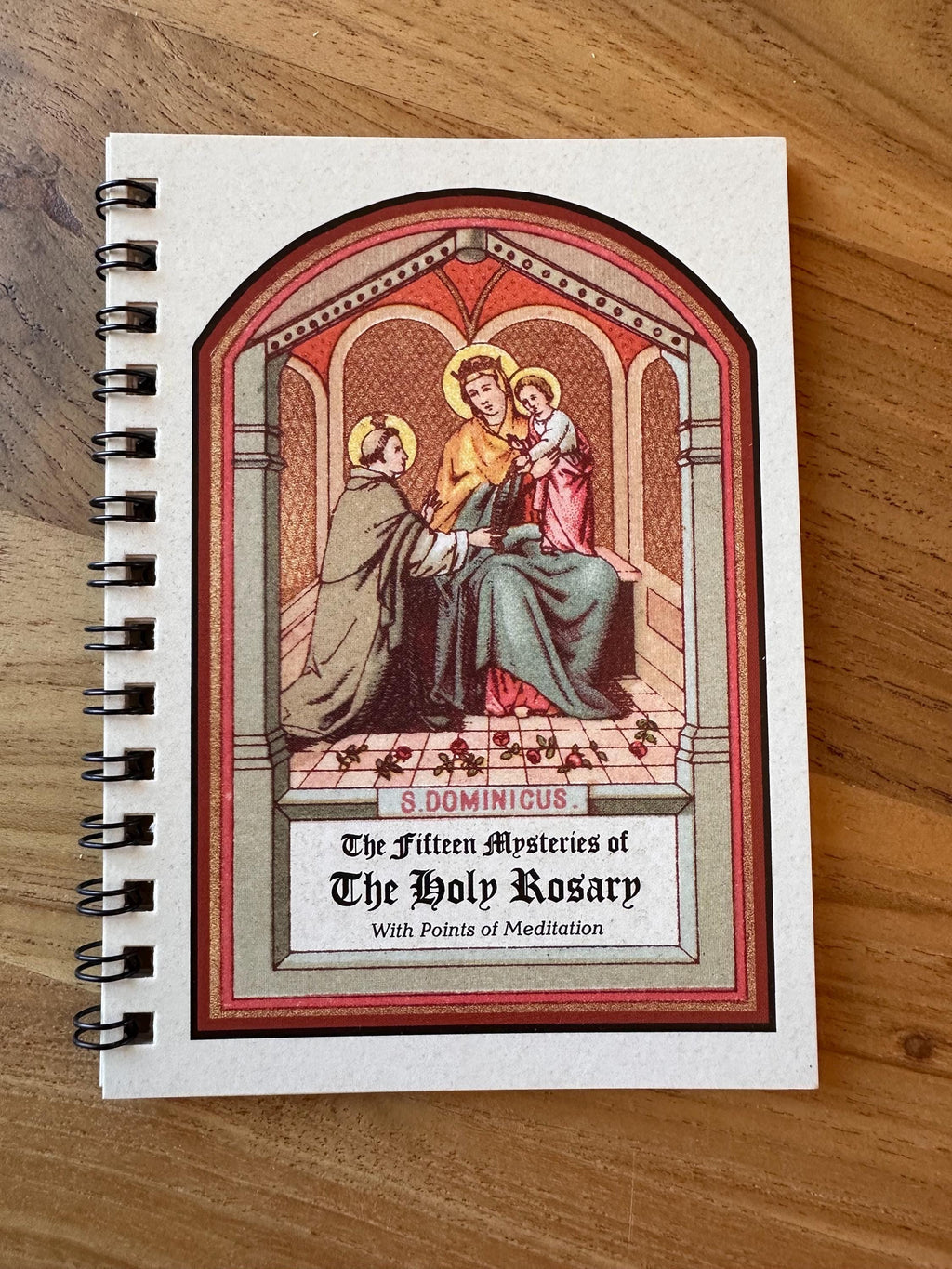 St. Benedict Rosary Set with Meditation Book 15 Mysteries of the Rosary