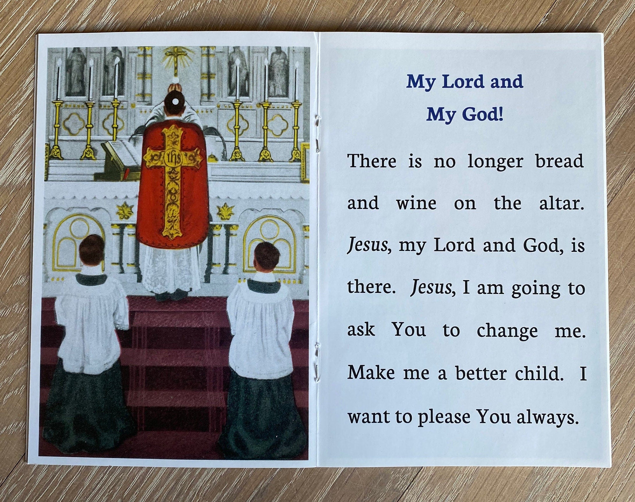 Catholic Missal Prayer Booklet for Young Children in English