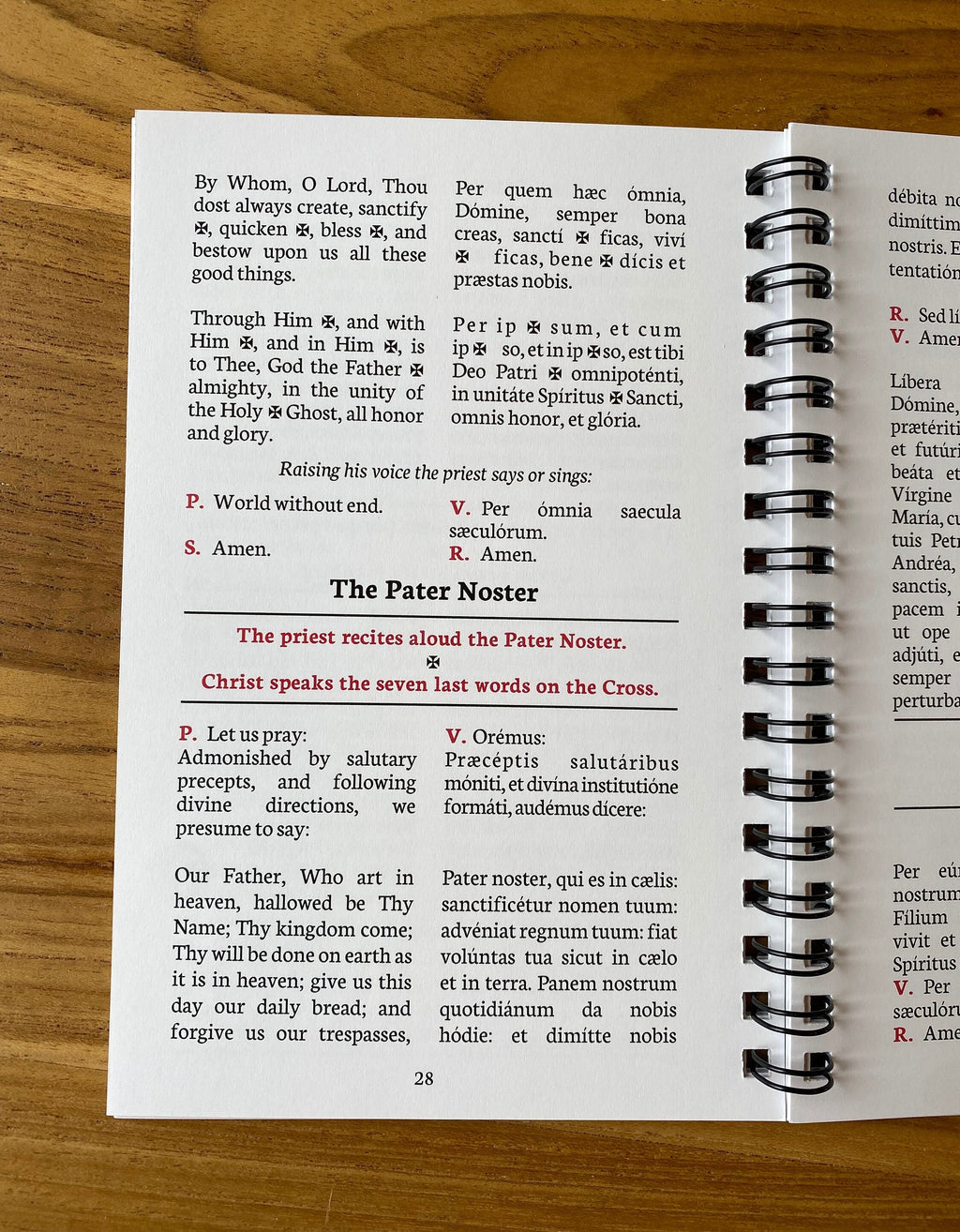 Ordinary of the Traditional Latin Mass Missal in English & Latin, Catholic, Fr. Lasance