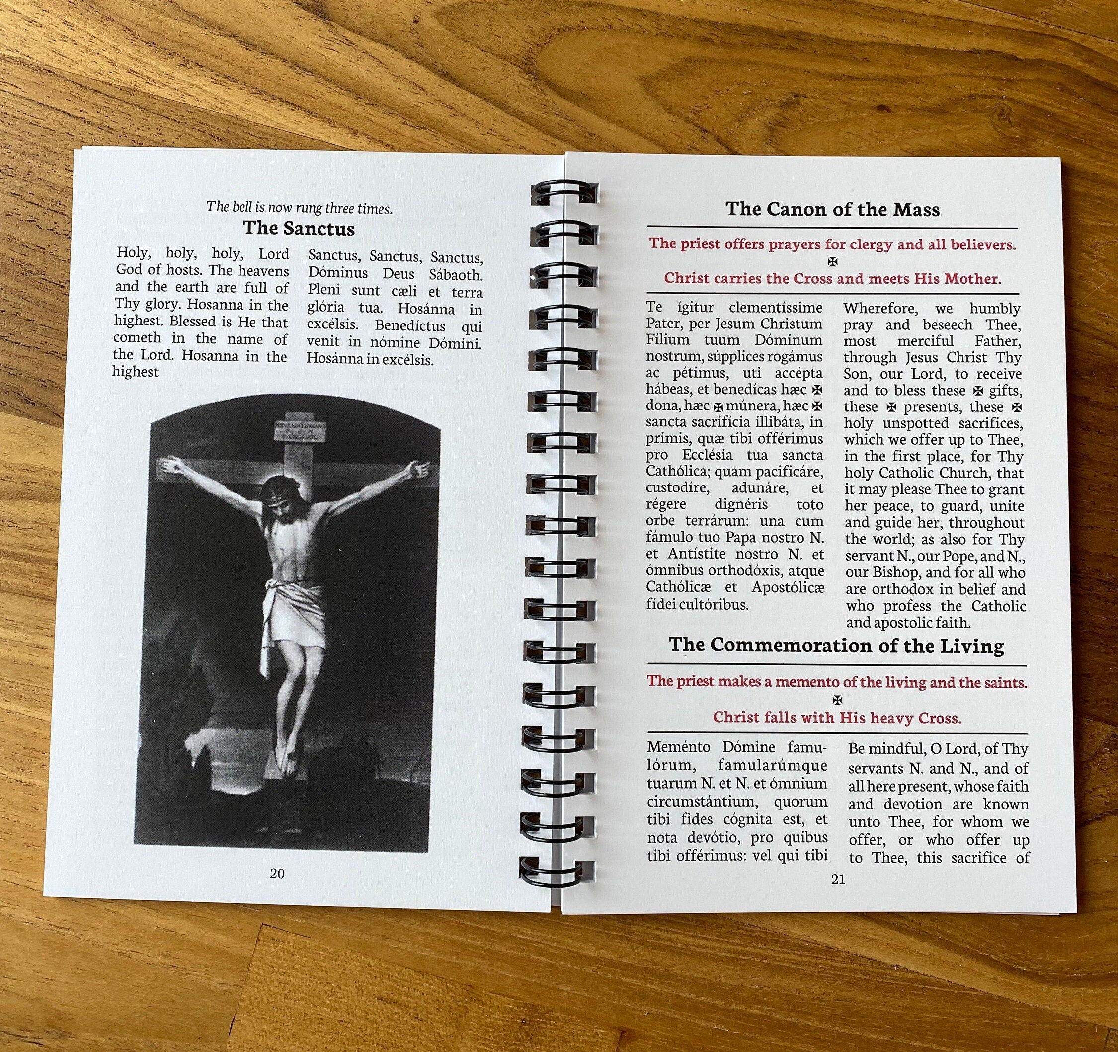 Ordinary of the Traditional Latin Mass Missal in English & Latin, Catholic, Fr. Lasance