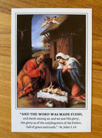 Saint Andrew Christmas Novena Prayer Cards with Tracking Checkboxes for Advent