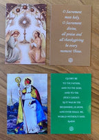 Bundle of 8 Mini Holy Cards - Childrens Trading Cards, Classroom Favors
