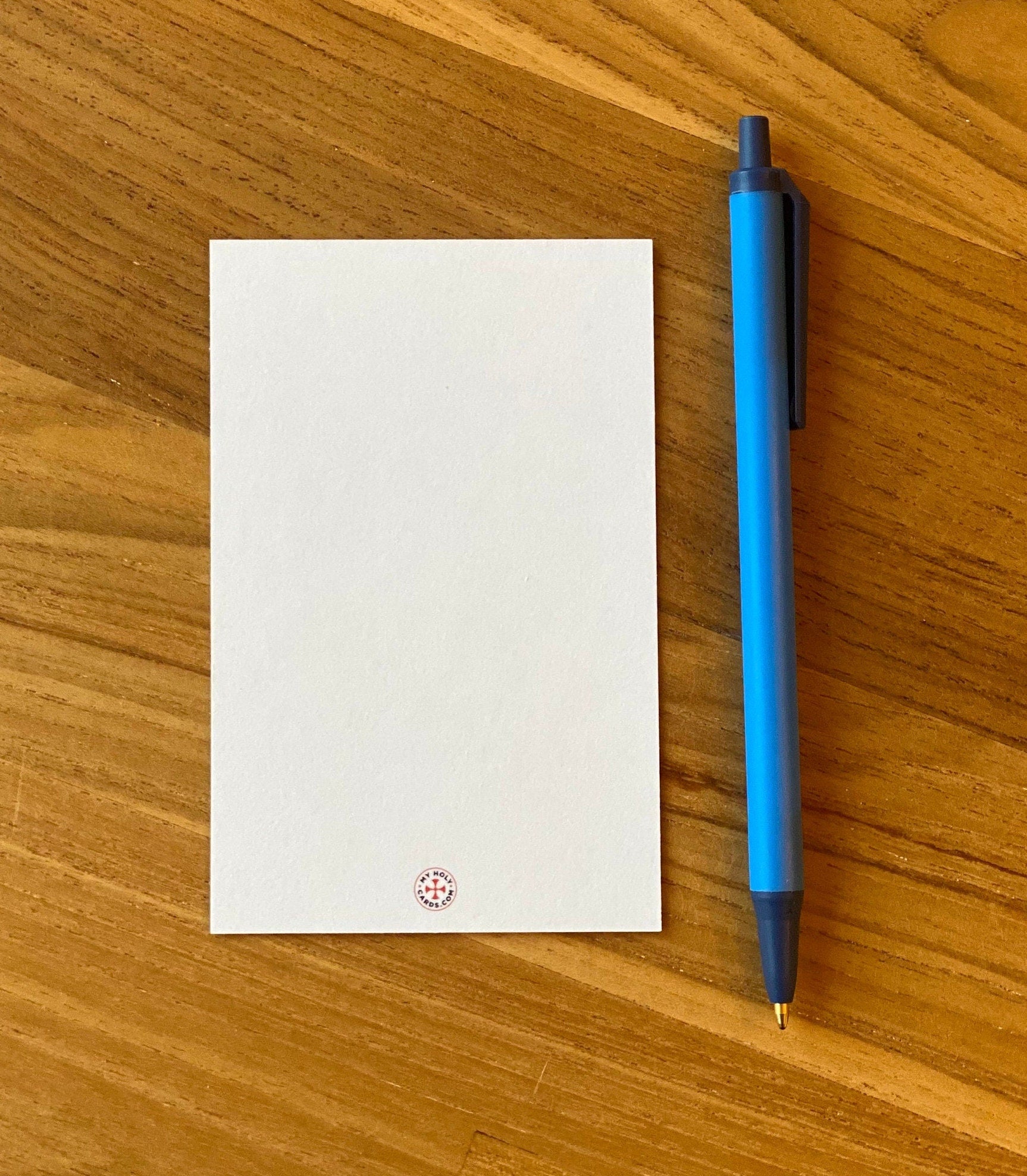 St. Valentine's Day Holy Cards: Glossy Finish, Blank Back