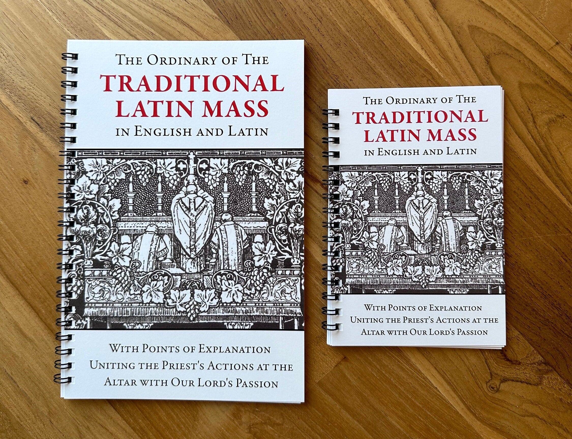Ordinary of the Traditional Latin Mass Missal in English & Latin, Catholic, Fr. Lasance