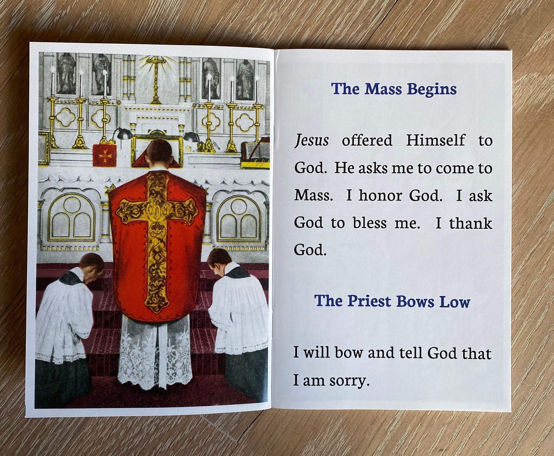 Catholic Missal Prayer Booklet for Young Children in English