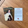 St. Therese Novena Rose Prayer Card - Catholic Devotion