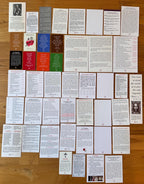 Catholic Holy Card Bundle: Prayers, Saints, and Sacred Images, 45 Cards