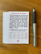 Saint Andrew Christmas Novena Prayer Cards with Tracking Checkboxes for Advent