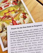 Prayer for Souls in Purgatory Holy Card: Catholic Art Prints