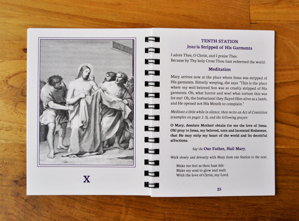 Stations of the Cross Booklet: Lent Meditations with Mary and Apostles