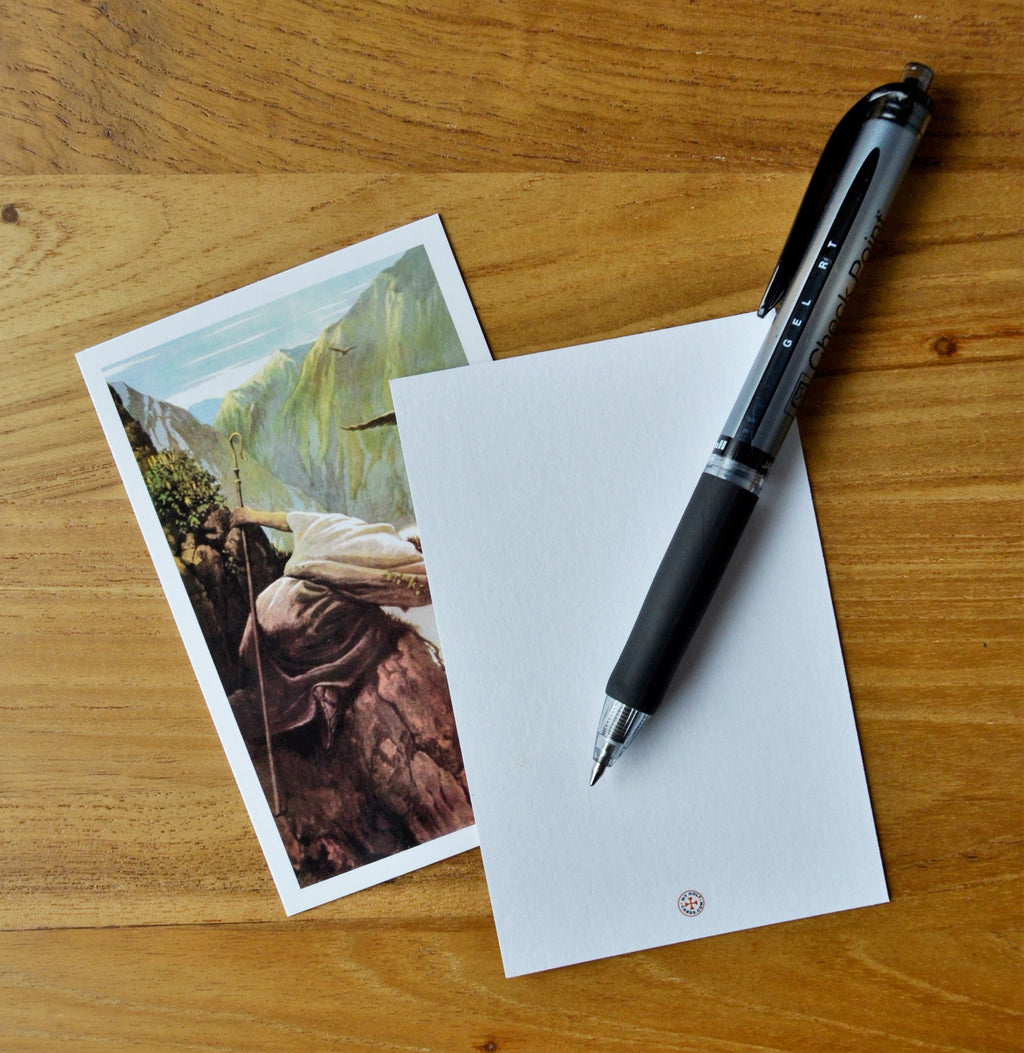 Good Shepherd Holy Card: Alfred Soord Art, Blank Message Cards