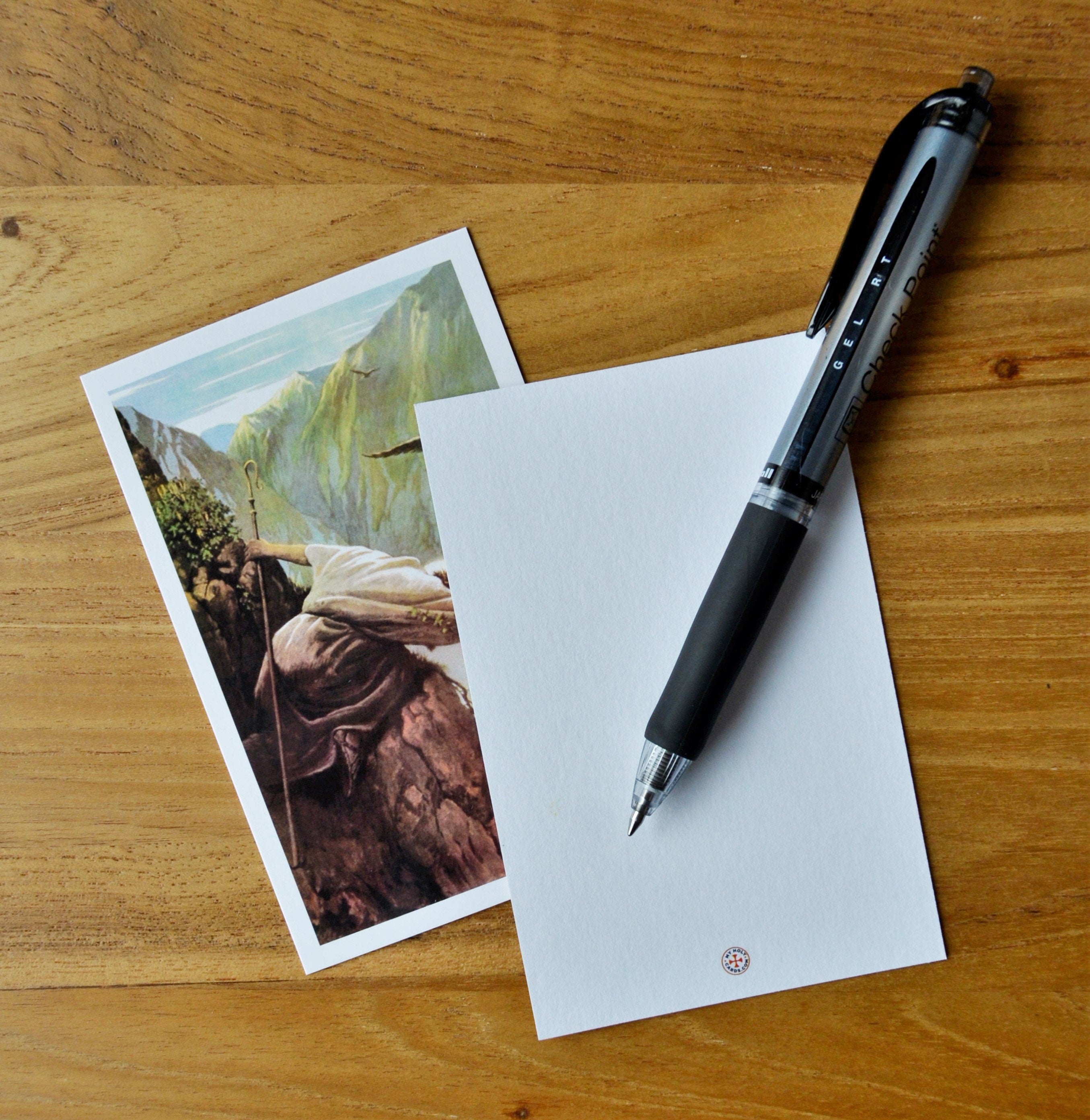 Good Shepherd Holy Card: Alfred Soord Art, Blank Message Cards