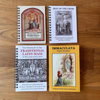 Traditional Catholic Prayer Book Bundle: Rosary, Mass, Way of the Cross, Immaculata