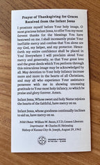 Infant Jesus of Prague Novena Prayers – Catholic Prayer Card