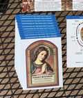 Catholic Rosary Prayer Card: 15 Mysteries, Meditation Points, How to Pray the Rosary
