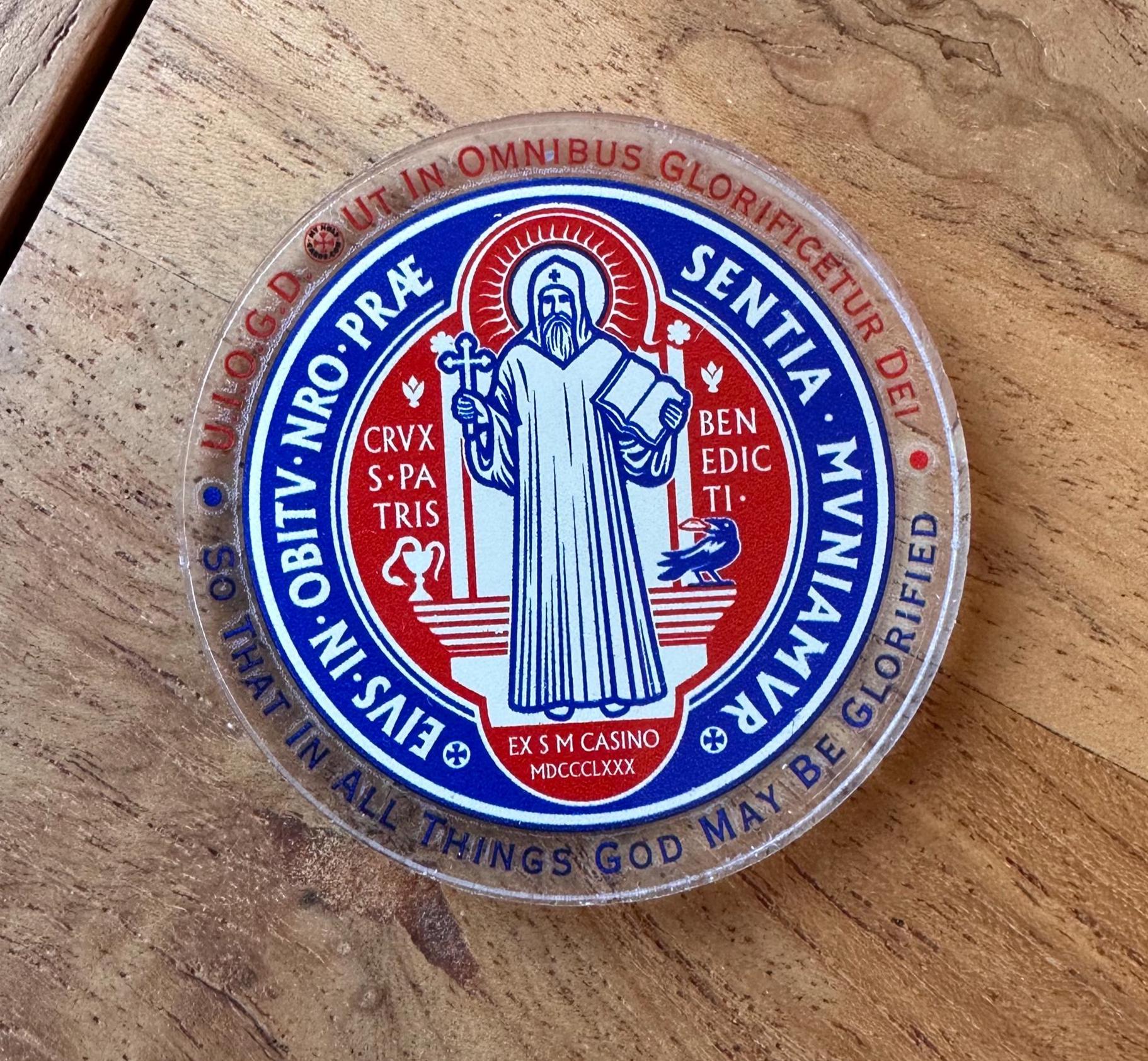 Saint Benedict Medal Magnet 2" Diameter