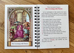 Original MyHolyCards Rosary Meditation Book inside page view