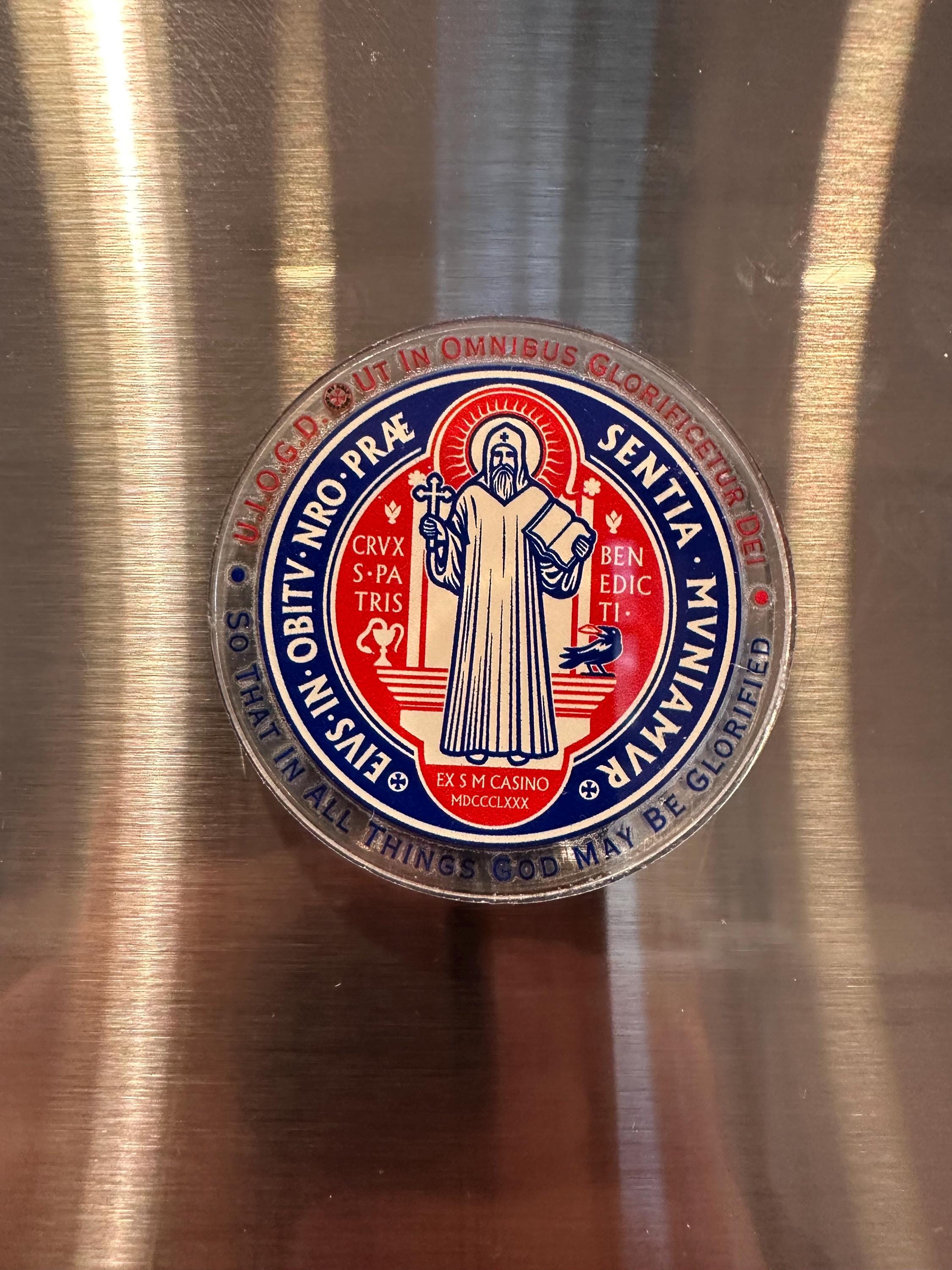 Saint Benedict Medal Magnet 2" Diameter