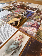 Catholic Holy Card Bundle: Prayers, Saints, and Sacred Images, 45 Cards