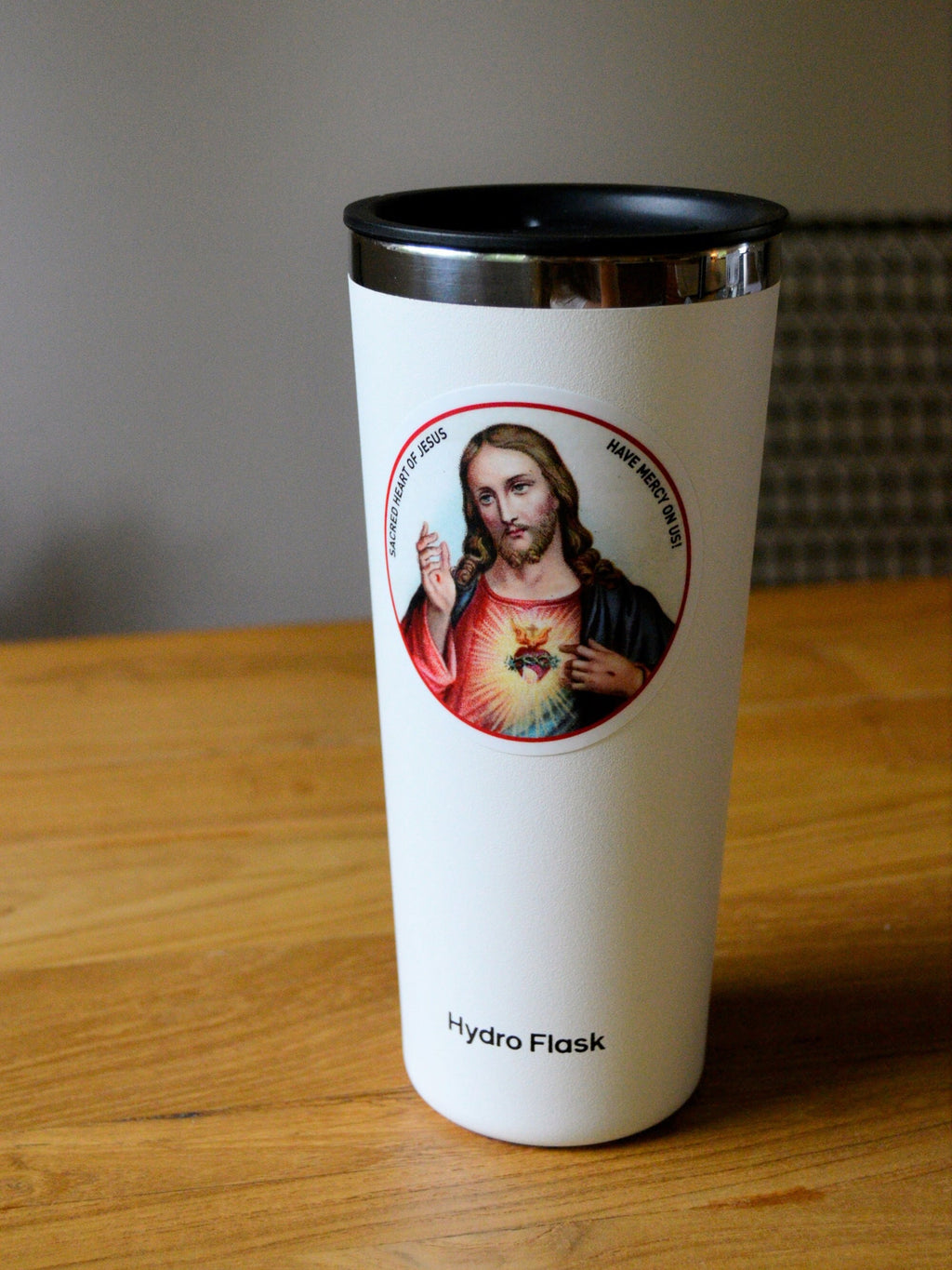 Sacred Heart of Jesus Vinyl Decal: Catholic Religious Sticker