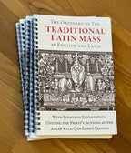 Ordinary of the Traditional Latin Mass Missal in English & Latin, Catholic, Fr. Lasance