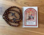 St. Benedict Rosary Set with Meditation Book 15 Mysteries of the Rosary