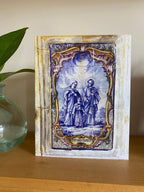 Holy Family Tile Note Card Set, Spanish Catholic Art
