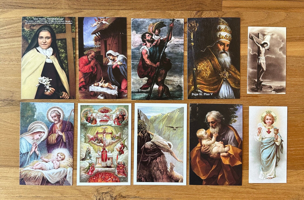 Catholic Prayer Bundle: Rosary Book, Immaculata Booklet & Holy Cards