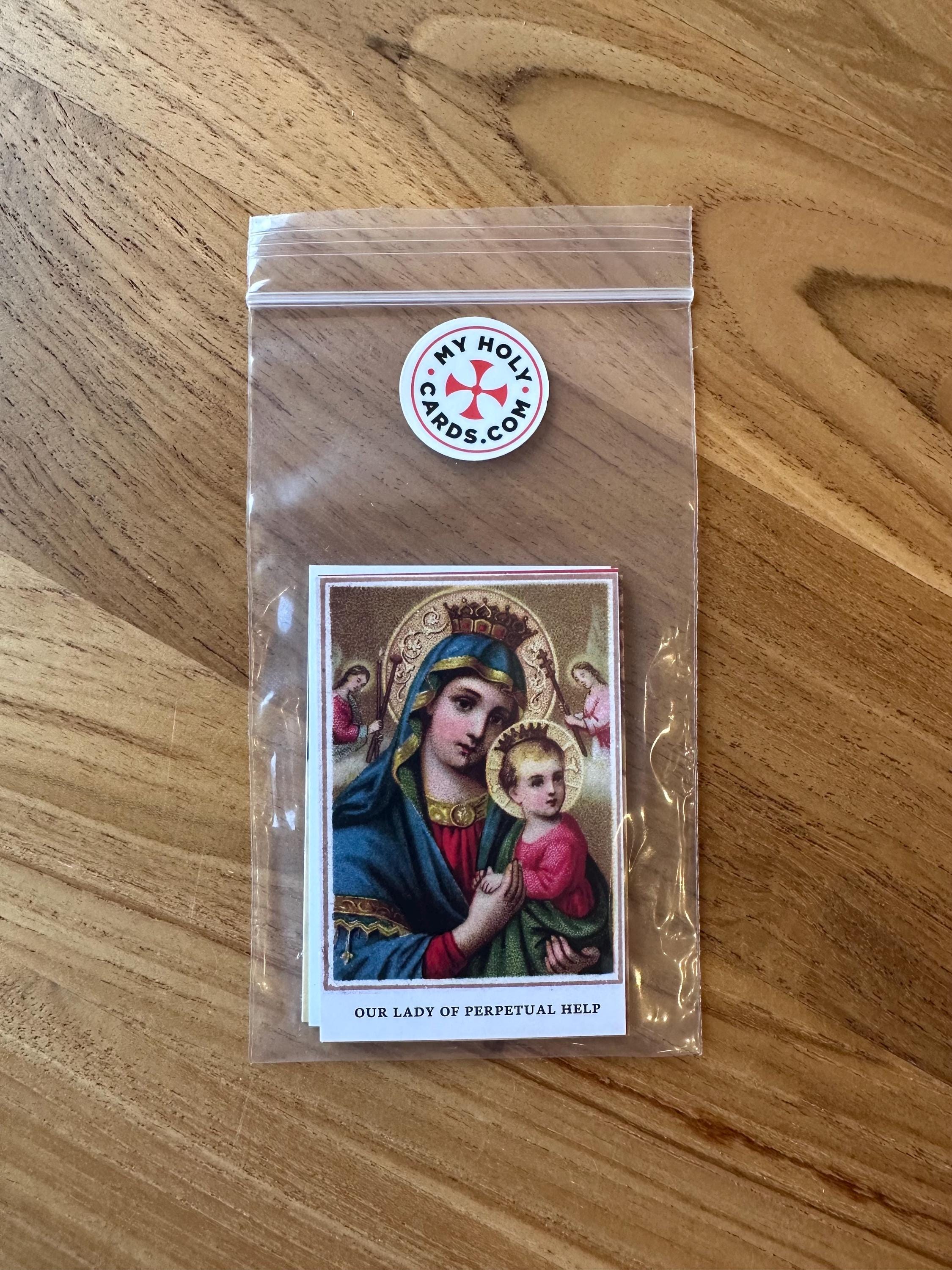 Bundle of 8 Mini Holy Cards - Childrens Trading Cards, Classroom Favors