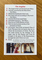 Angelus and Regina Coeli Prayer Cards: Catholic Traditional Prayers