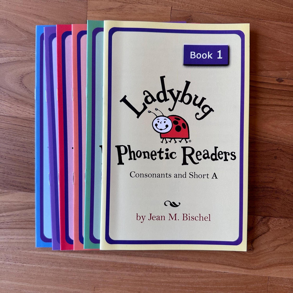 Ladybug Phonetic Readers: 6 Booklet Set, Early Reading, Based on Professor Phonics