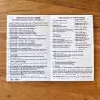 Litany of St. Joseph Prayer Card: 3 Unique Prayers (Pack of 5/10/25/50/100)