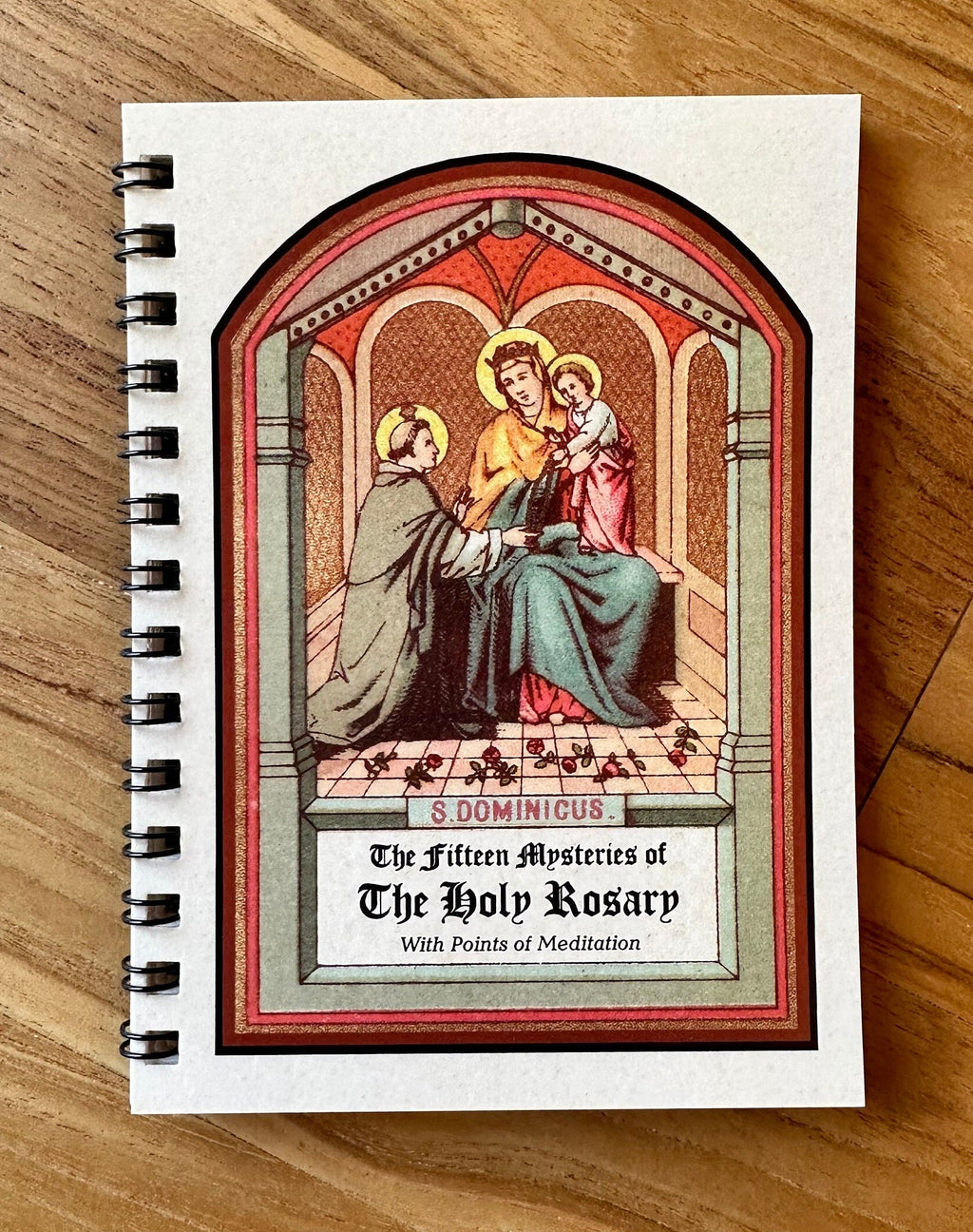 Original MyHolyCards Rosary Meditation Book front view