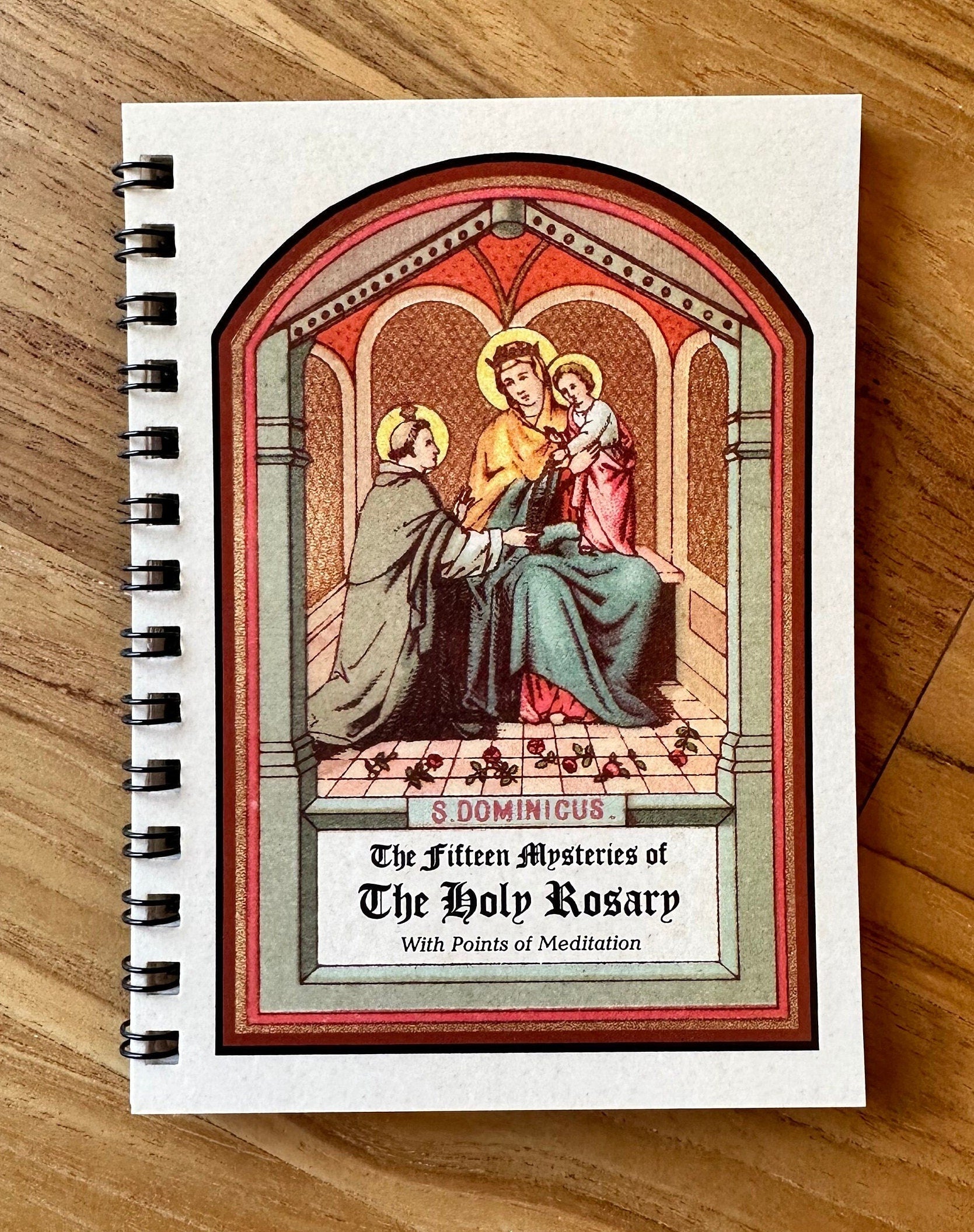 Original MyHolyCards Rosary Meditation Book front view